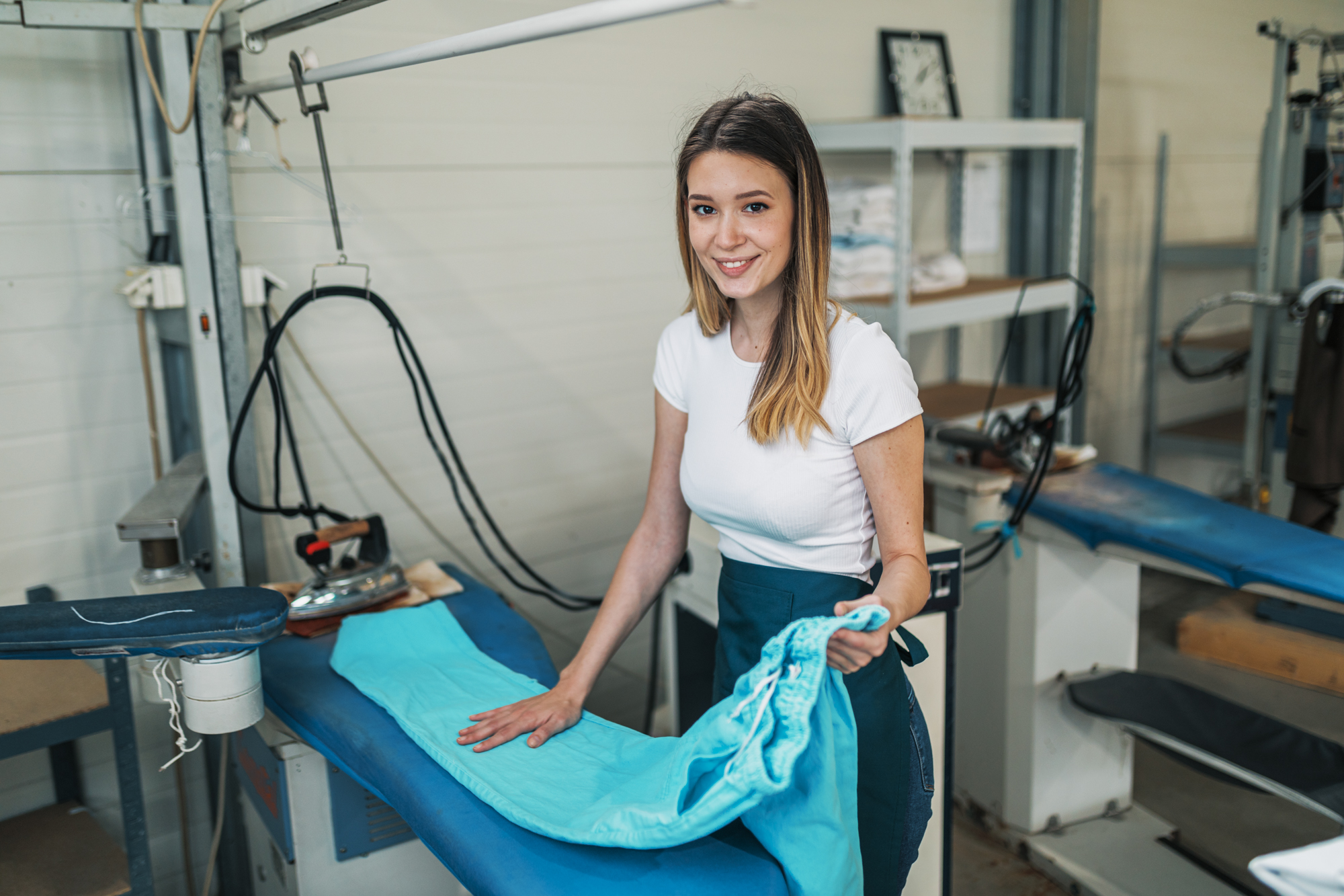 Profesionalna presa za peglanje u Aqua Clean